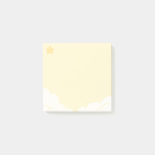 ster note pad-Yellow (Voorkant)