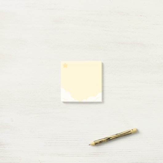 ster note pad-Yellow (Op bureau)
