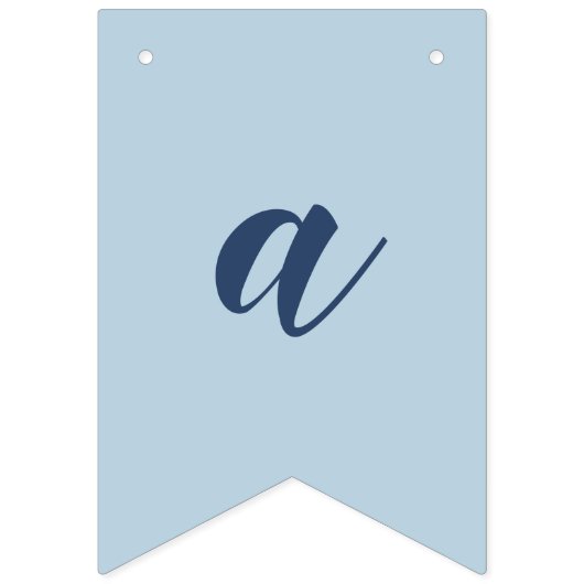 Ster of David | Schattige blauw en goud Happy Chan Vlaggetjes (Derde vlag)