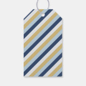 Ster of David | Schattigee Blauwe en Gouden Chanoe Cadeaulabel (Achterkant)