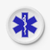 Ster of Life (EMT) Papieren Bordje (Voorkant)