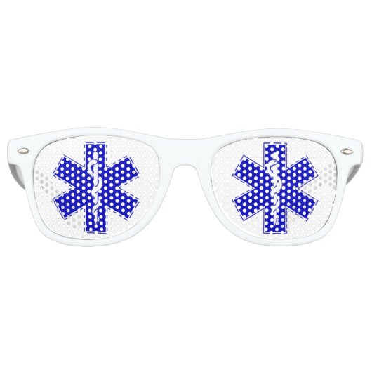 Ster of Life (EMT) Retro Zonnebril (Voorkant)