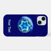 Ster Omcirkeld iPhone 15 Case (Achterkant horizontaal)