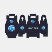 Ster omringd bedankdoosjes (Uitgevouwen)