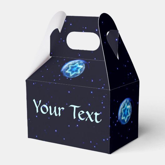 Ster omringd bedankdoosjes (Voorkant Zijde)