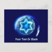 Ster omringd briefkaart (Voorkant)