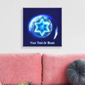 Ster omringd canvas afdruk (Insitu (Woonkamer))