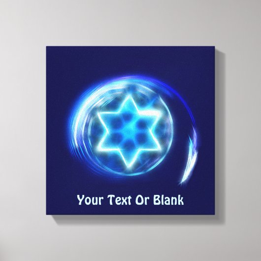 Ster omringd canvas afdruk (Voorkant)