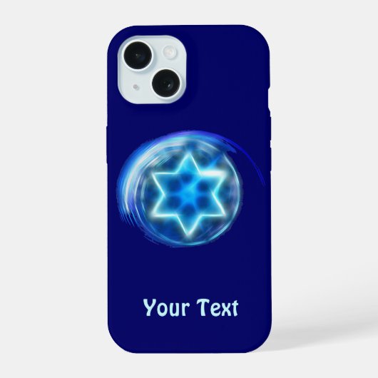 Ster omringd iPhone 15 case (Achterkant)