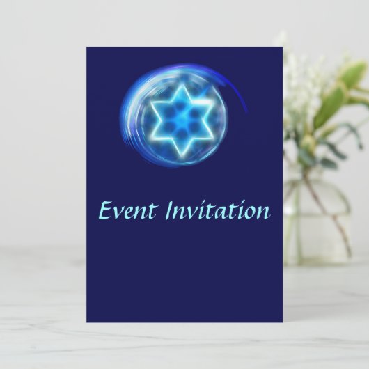 Ster omringd kaart (Staand voorkant)