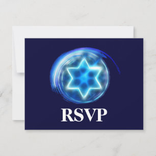 Ster omringde RSVP Kaartje