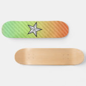 Ster ontwerp persoonlijk skateboard (Horizontaal)