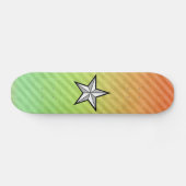 Ster ontwerp persoonlijk skateboard (Horizontaal)