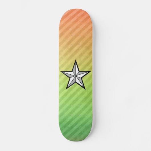 Ster ontwerp persoonlijk skateboard (Voorkant)