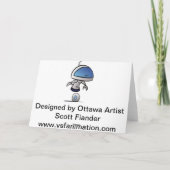 Ster op de Boom Feestdagen Kaart (Achterkant)