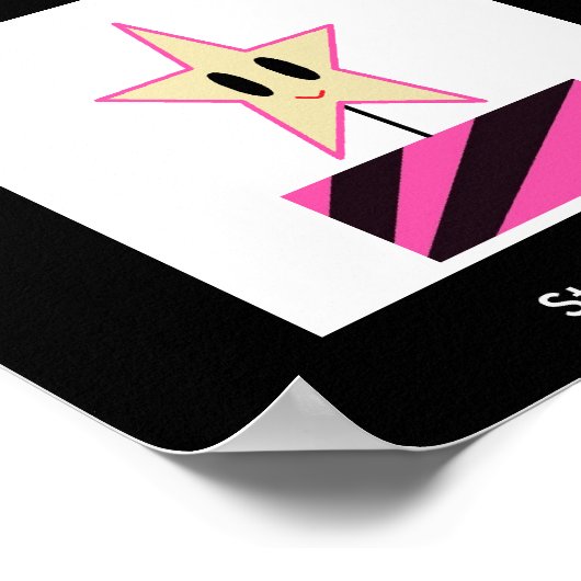 Ster op de Rise Poster (Hoek)