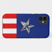 Ster op feestelijke patriottische kleuren Case-Mate iPhone case (Achterkant (horizontaal))