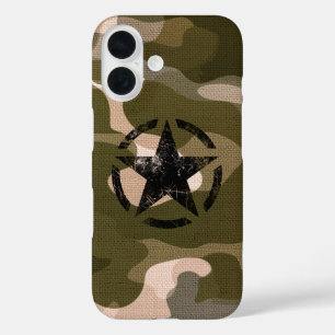 Ster op jute stijl iPhone hoes