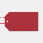 Ster Ornament Kerstmis Cadeaulabel (Achterkant Horizontaal)