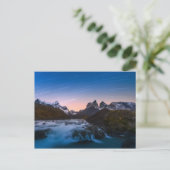 Ster over Torres Del Paine Briefkaart (Staand voorkant)