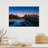 Ster over Torres Del Paine Poster (Keuken)