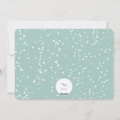 Ster-over-vrede op aarde Religieuze kerstfoto Feestdagenkaart (Achterkant)