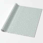 Ster Patroon Droom Boho Print Kinderen Zachte Mint Cadeaupapier (Uitgerold)