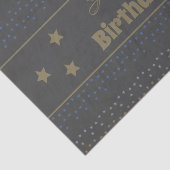 Ster Patterned Donker Grijs Weefseldocument voor V Tissuepapier (Detail)