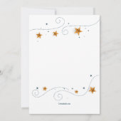 Ster Photo Lijst Overweging Photo Invitation Kaart (Achterkant)