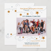 Ster Photo Lijst Overweging Photo Invitation Kaart (Voorkant / Achterkant)