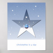 Ster Poster voor kinderen (Voorkant)