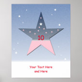 Ster Poster voor kinderen (Voorkant)