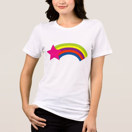 Ster Regenboog T-Shirt (Voorkant)