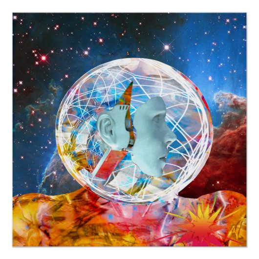 Ster Robot Perfect Poster (Voorkant)