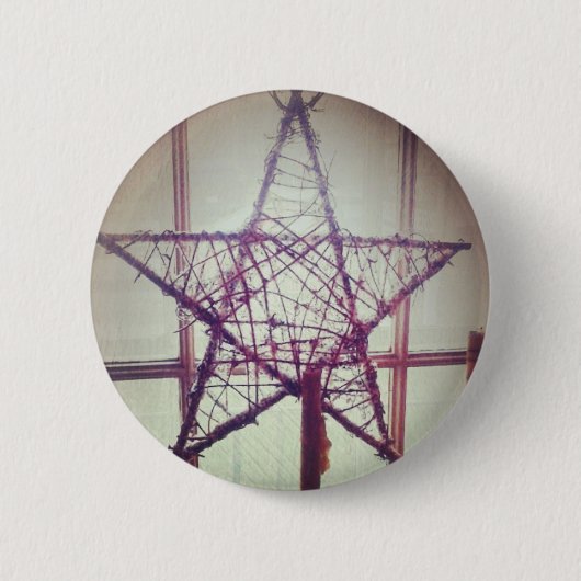 ster ronde button 5,7 cm (Voorkant)