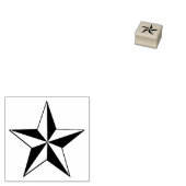 ster rubberstempel (Gestempeld)