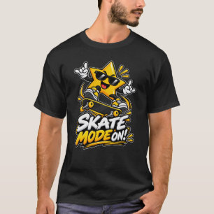 Ster — Schaatsmodus Aan T-shirt