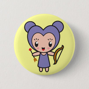 Ster Sign Character - Sagittarius Ronde Button 5,7 Cm