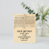  Ster Spangled Banner Song Sheet Lyrics (Staand voorkant)