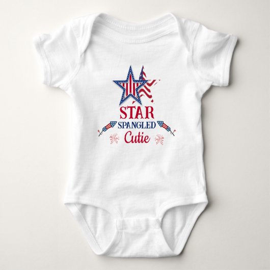 Ster Spangled Cutie Romper (Voorkant)