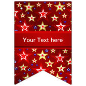 ster, sterren, fantasie, glanzend, rood, kerst, gl vlaggetjes (Derde vlag)