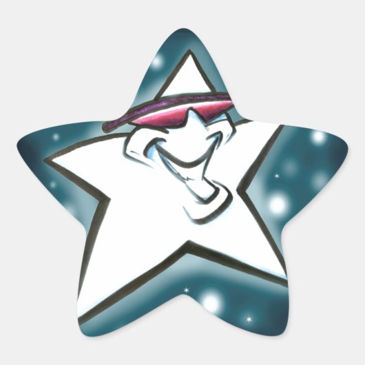 ster sticker (Voorkant)