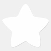Ster sticker (Voorkant)