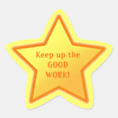 Ster-Sticker stimuleren Ster Sticker (Voorkant)