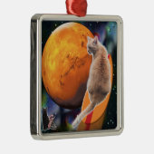 Ster Surfer-Kat Chili Pepper Ornament (Rechts)