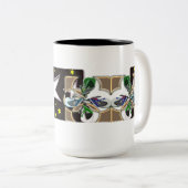 ster tweekleurige koffiemok (Voorkant rechts)