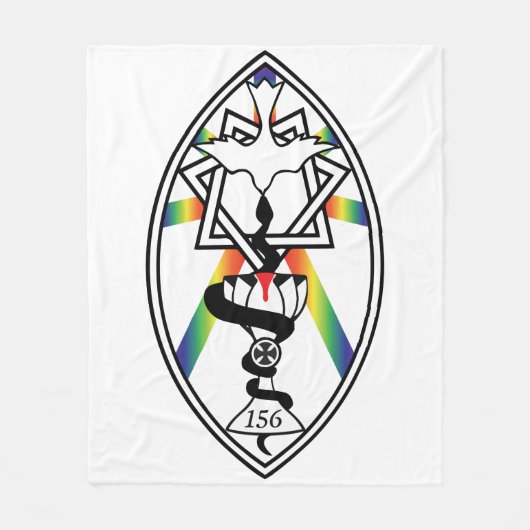 Ster van Babalon Lamen Blanket Fleece Deken (Voorkant)