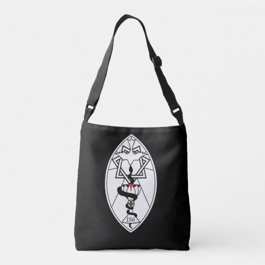 Ster van Babalon met Lamen Crossbody Tas (Achterkant)