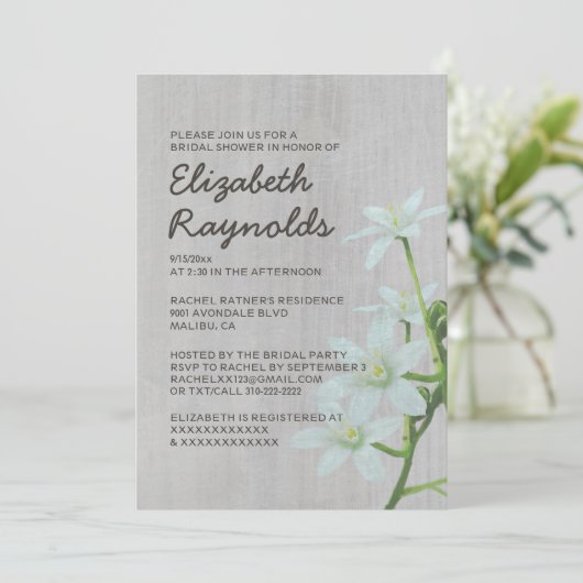  ster van Bethlehem Bridal Shower Kaart (Staand voorkant)