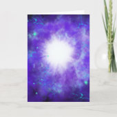 Ster van Bethlehem Feestdagen Kaart (Voorkant)